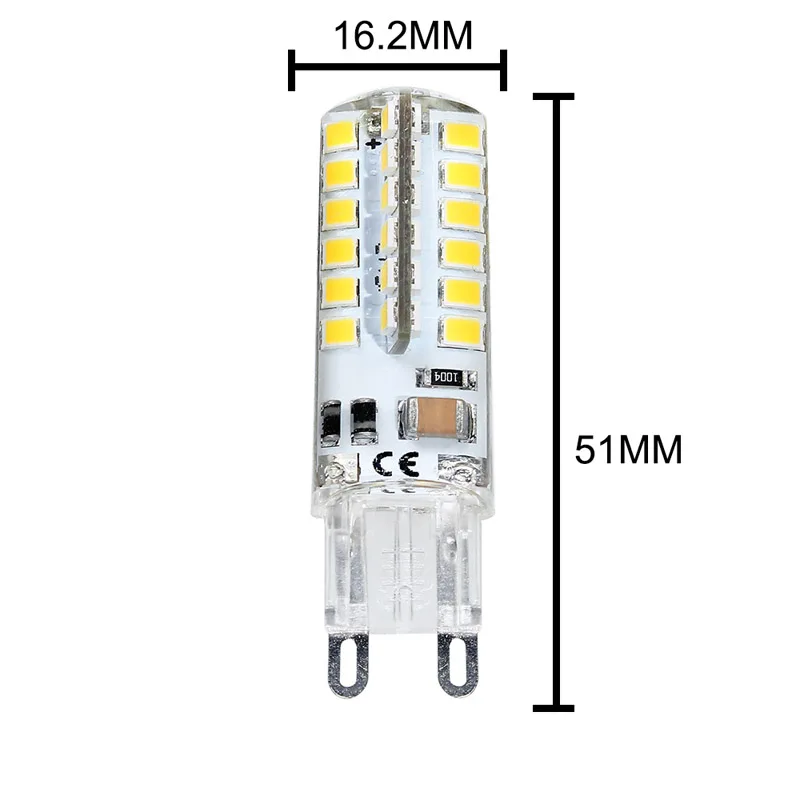 5X светодиодные лампы SMD 2835 G9 4 Вт 48 светодиодов кукурузы света 220 В 360 градусов заменить галогенные лампы 48LED AC 200-240 В