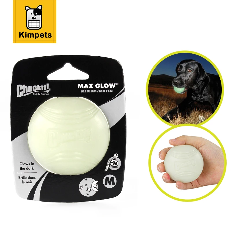 DOBOLA Soft Rubber Pet Glow Dog Ball Toys Night Safety New Flashing