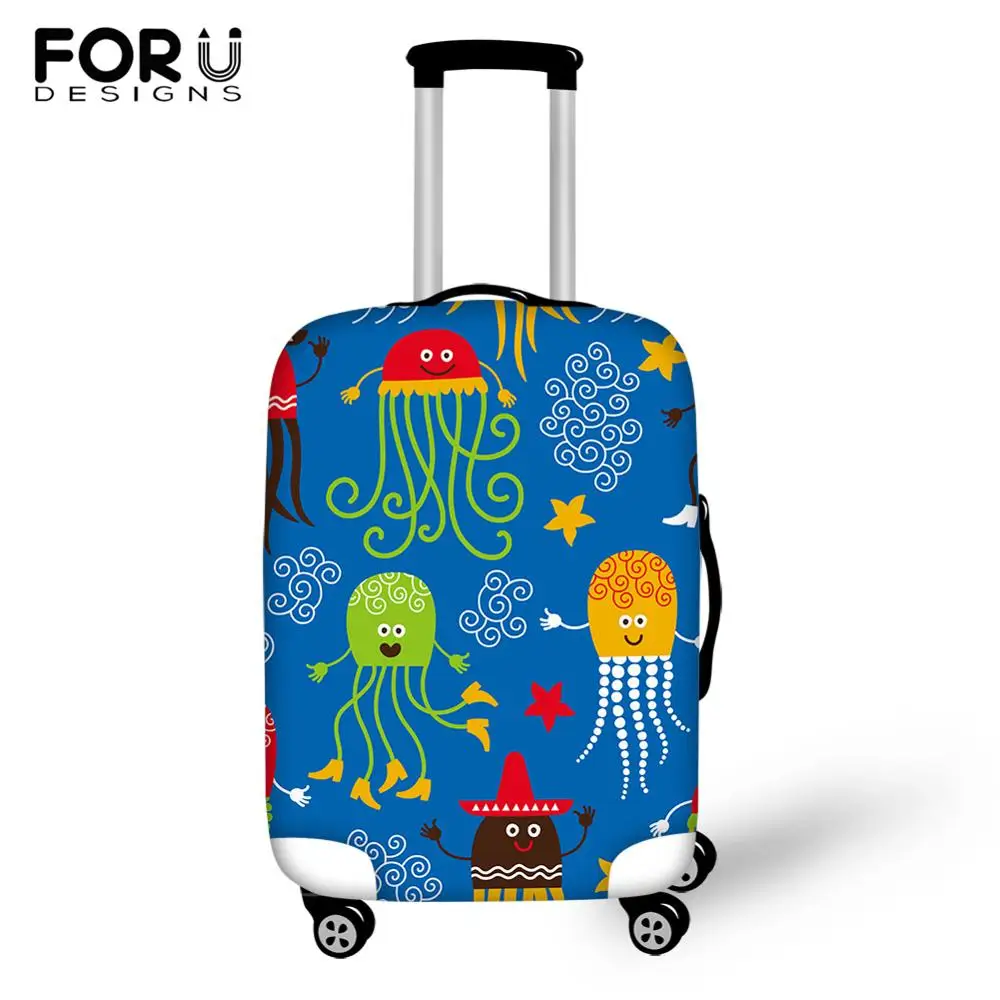 FORUDESIGNS Fashion 3D Print Case Cover Dustproof Luggage Protective Covers For Men Women New Fashion Travel accessories