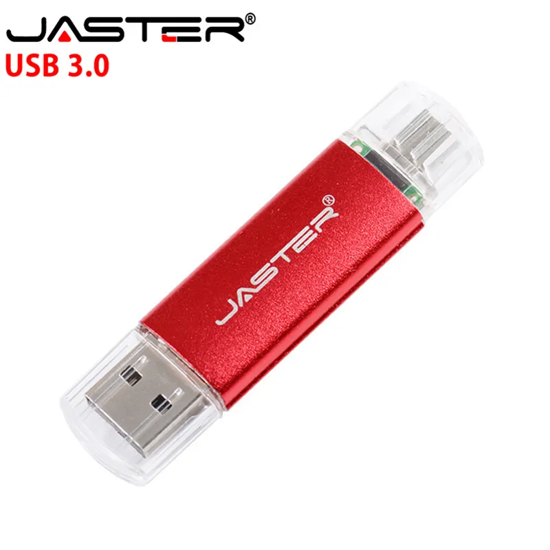 

JASTER USB 3.0 OTG pen drive 4GB 16GB 32GB 64GB high speed metal USB stick 8gb Pendrive USB flash drive USB flash drive