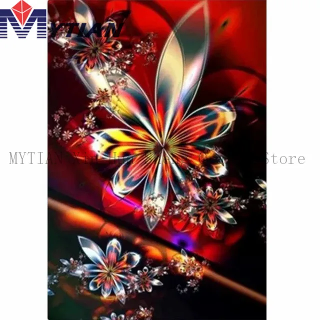 18092838 MYTIAN 5D DIY Diamond Painting Beautiful Flowers 3d Diamond Embroidery Art Kit Easy and Fast Handmade Crafts Cross Stitch Decor