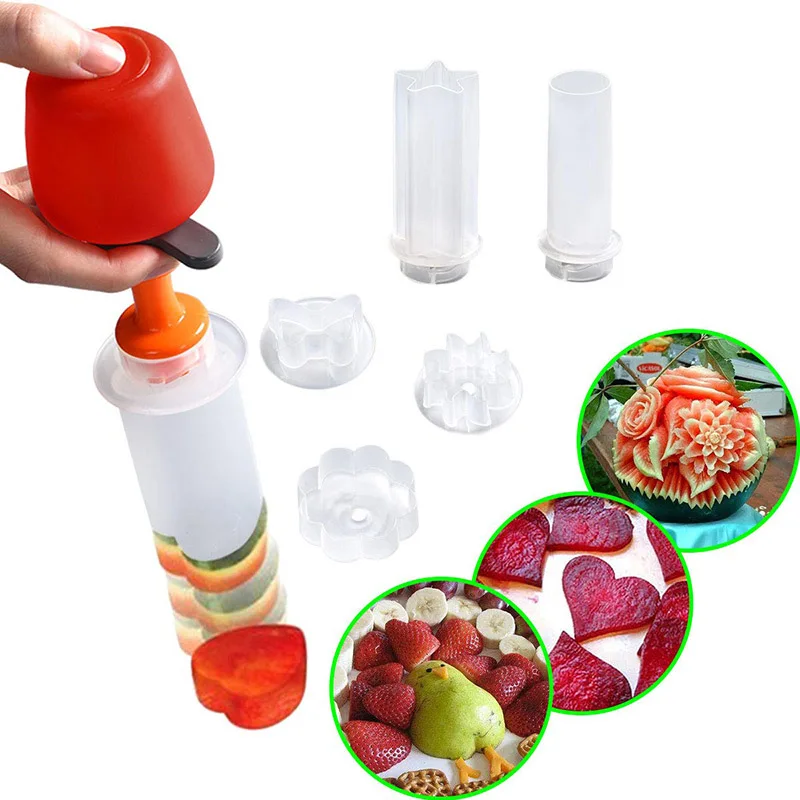 Baycheer Plastic Cake Cookie Vegetable Fruit Shape Cutter Slicer Veggie