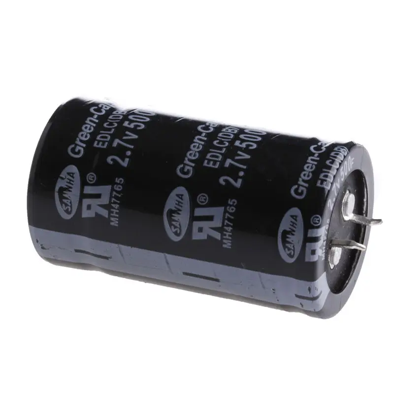 

1 Piece Super Capacitor Farad Capacitor 2.7V 500F Accessories Popular Brand Durable New High Quality Durable Practical