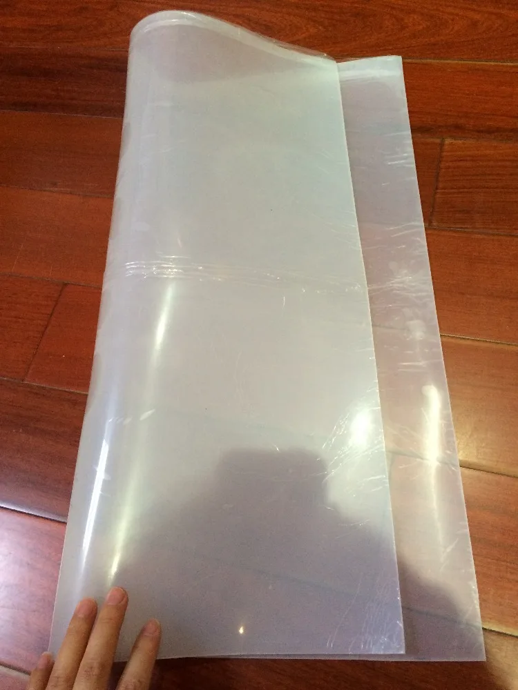 Полупрозрачный силиконовый резиновый лист 1000x1000mmX1. 5 мм молочно-белый силиконовый резиновый лист