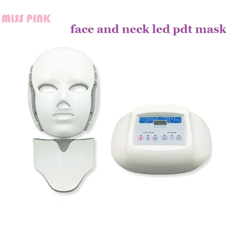 

MISS PINK Newest Face Neck PDT LED Mask For Facial Care Dynamic Treatment With Red Blue Purple Light