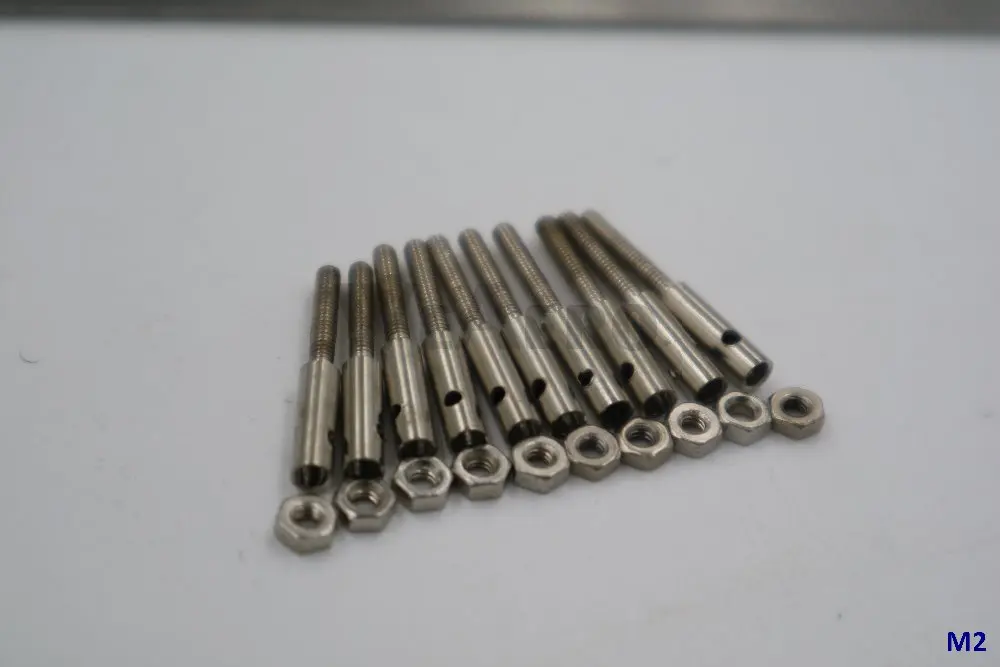 

10Pcs Connect Short Hollow Shaft M2x20mm with Screws for RC Airplane