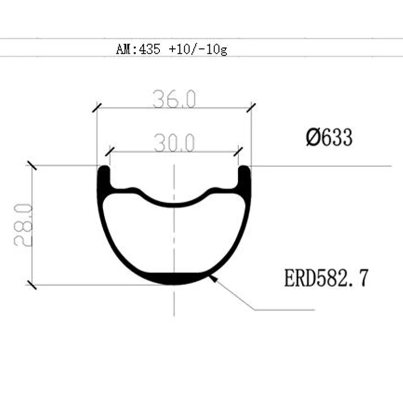 Графеновые 29er карбоновые ободки дисков mtb AM 36x28 мм карбоновые диски mtb 435 г гоночная бескамерная горная велосипедная оправа ERD 582 мм
