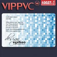 A10027 шаблон для карт ПВХ белая пластиковая визитка-85,5X54X0,38 мм односторонняя печать