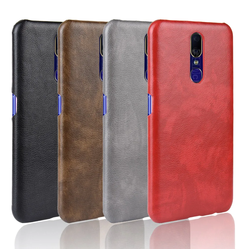 Leather Case for OPPO F11 F9 A9 A7 A7X A5 A5S R17 Pro Cover Back Hard Litchi For A1K Find X Realme 3 Reno 10X Zoom |