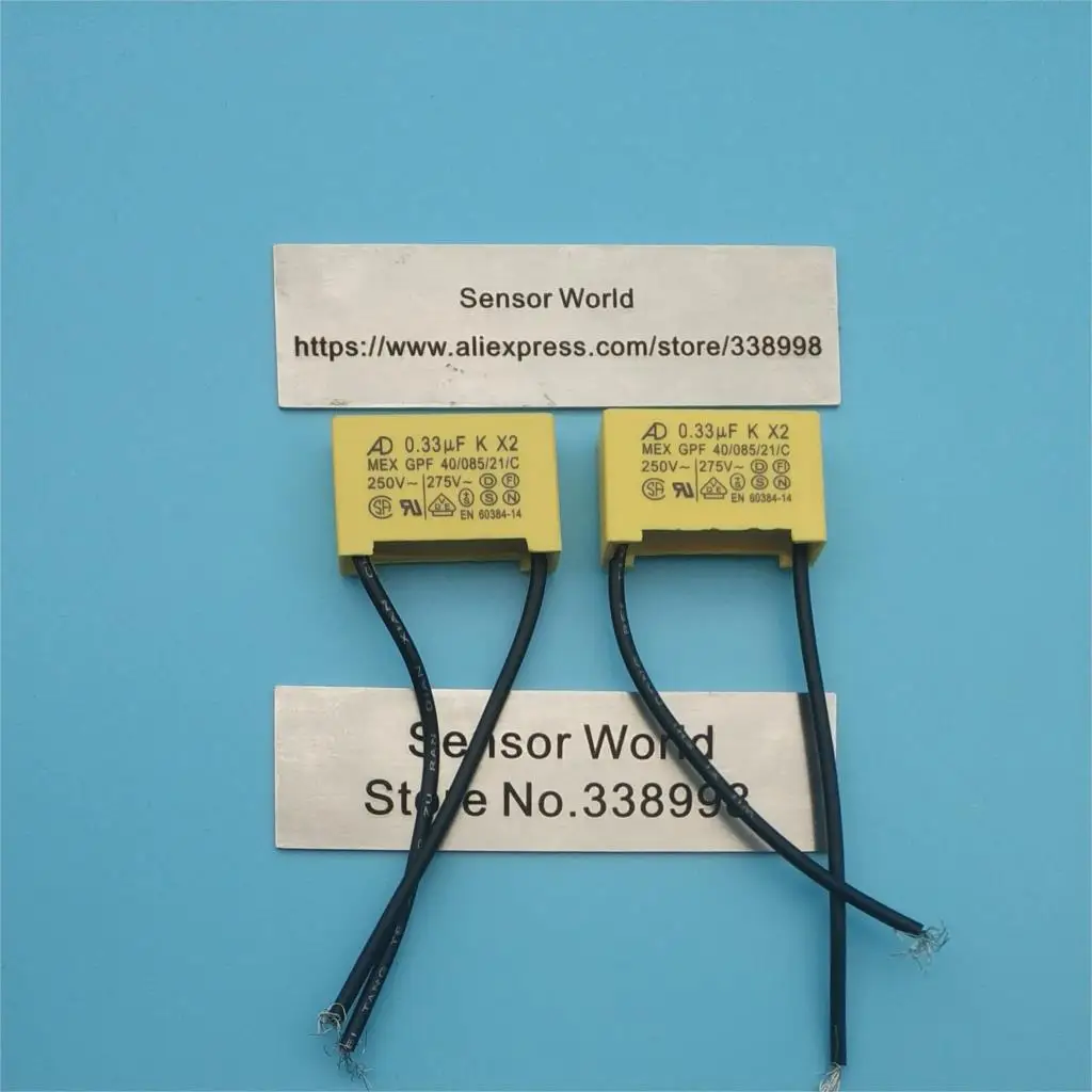 

100PCS X ,Manufacturers lead AD 275V /104 0.1uf / 224 0.22UF/ 334 0.33UF /474 0.47UF K X2 safety capacitors 224