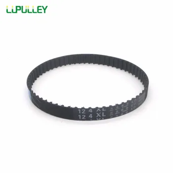 

LUPULLEY XL Timing Belt 10mm Width 120/122/124/126/128/130/132/134/136/138XL Black Rubber Gear Belts for Pulley Drive