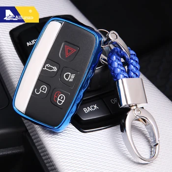 

AIRSPEED TPU Car Key Case Key Shell Key Cover for Land Rover Evoque Discovery 4 3 Freelander 2 1 Jaguar XF F-Pace X-Type S-type