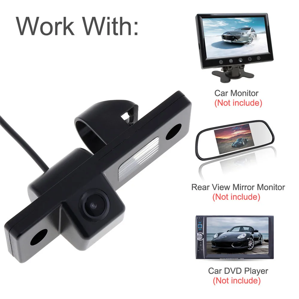 

DC 12V Waterproof 1/4 "Color CCD HD Car Rearview Reverse Wide Angle Reverse Backup Camera for Chevrolet Epica / Lova / Aveo