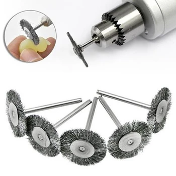 

5 PCS Per Pack Flat Wire Brush Steel Rotary Brush Wire Wheel Brush Grinder Rotary Tool