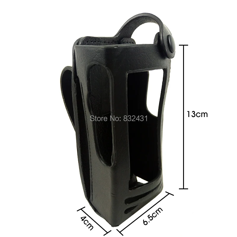 Cowhide Leather Protective Sleeve Bag Case for Motorola XIR P6600 P6620 P8268 P8260 Walkie Talkie 6