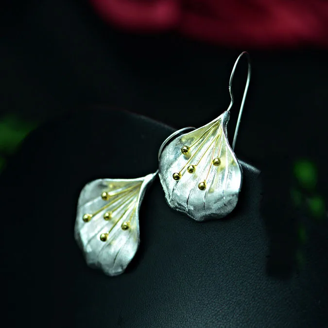 Последний стиль Модные 925 пробы серебряные серьги в форме цветка ювелирные изделия серьги Brincos Ювелирные Изделия
