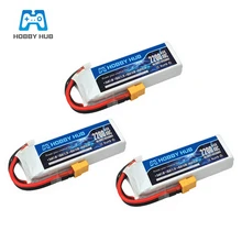 3S 11,1 В 2200 мАч 40C LiPo аккумулятор XT60/T/JST/ Plug для RC автомобиля, самолета, вертолета, 11,1 В аккумуляторная батарея Lipo 3 шт./лот