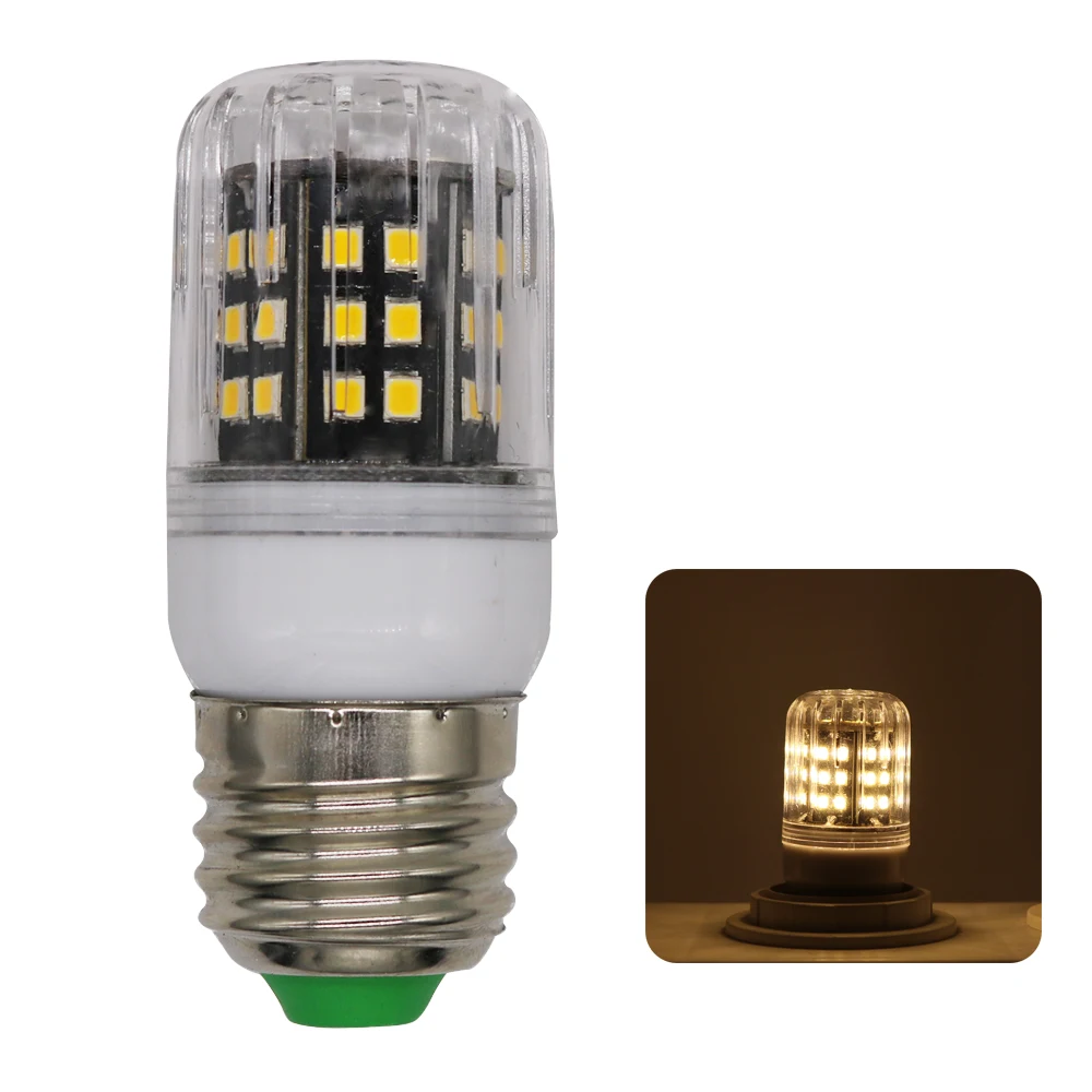 1Pcs No Flicker E27 3W LED Corn light lamp Aluminum Radiator No Strobe AC 220V 2835 SMD LED Spotlight Bulb For Indoor lighting