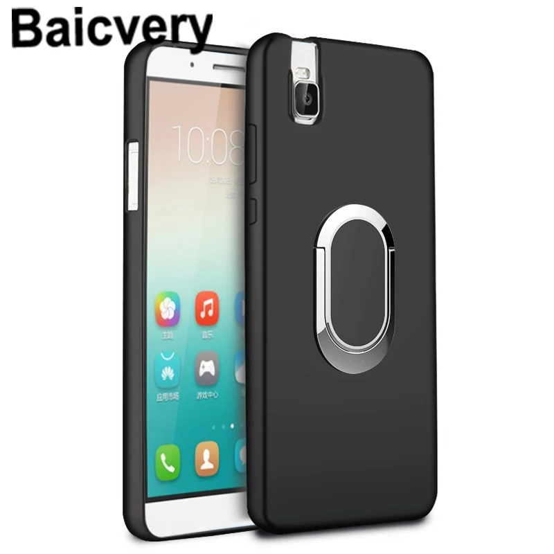 TPU Magnetic Ring Cover for Huawei Honor 7i Bracket Finger Shot X shotx | Мобильные телефоны и аксессуары