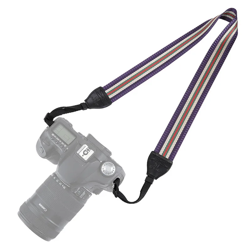 Винтажный этнический стиль цветной ремень для камеры цветочный принт Противоскользящий шейный плечевой ремень для камеры Canon Nikon sony SLR DSLR камера - Цвет: PU6010P