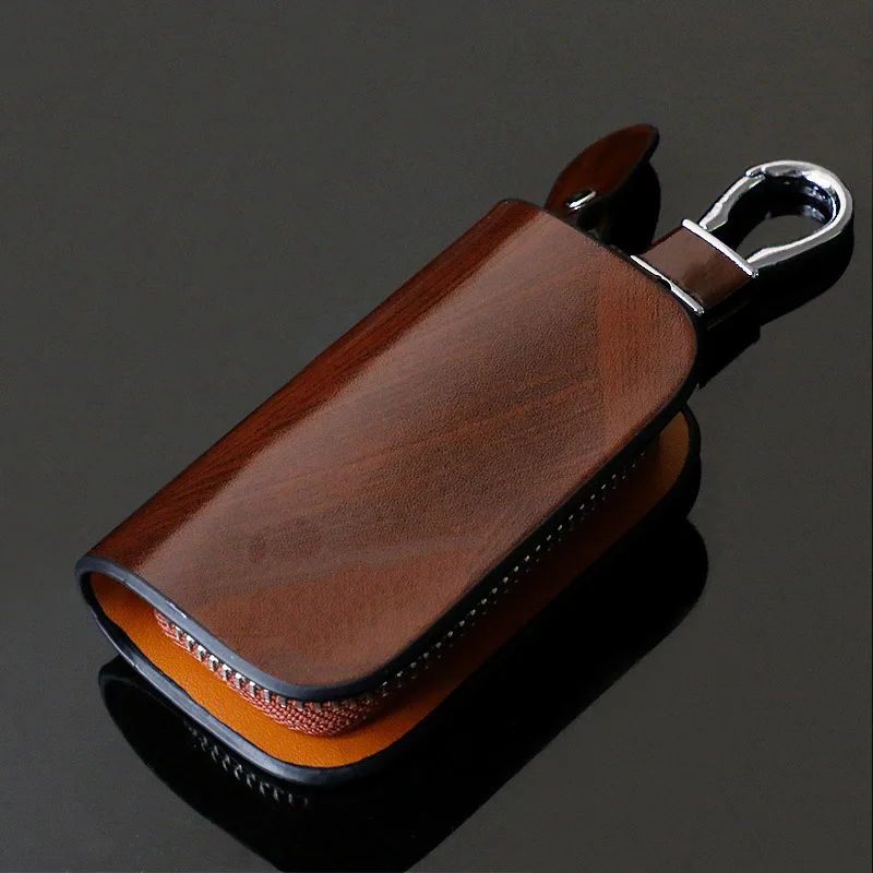 SNCN натуральная кожаный чехол для автомобильных ключей, цепные кошельки крышка чехол сумка для Infiniti G25 G37 Q50 Q70 эсквайр QX80 QX70 QX60 JX35 FX30 FX50 F35 - Название цвета: Brown Without Logo