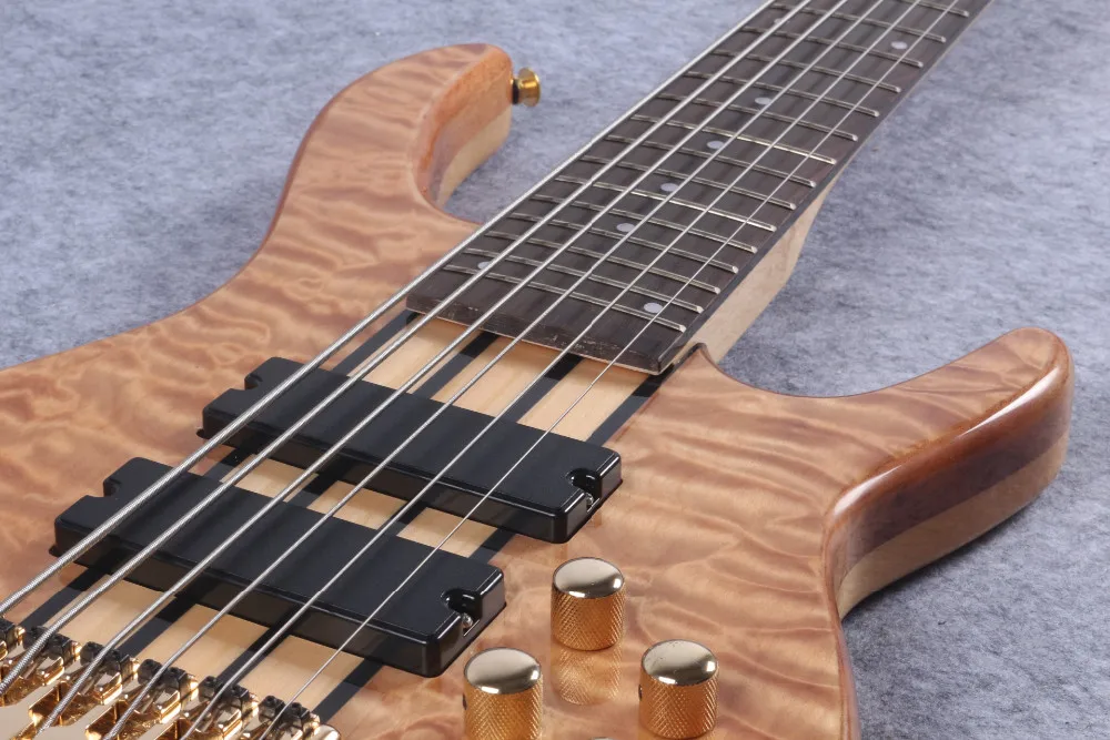 6 струн Smith bass custom KSG 9 В батарея пикапы 5 шт. Шея Бесплатная доставка бас все золотые