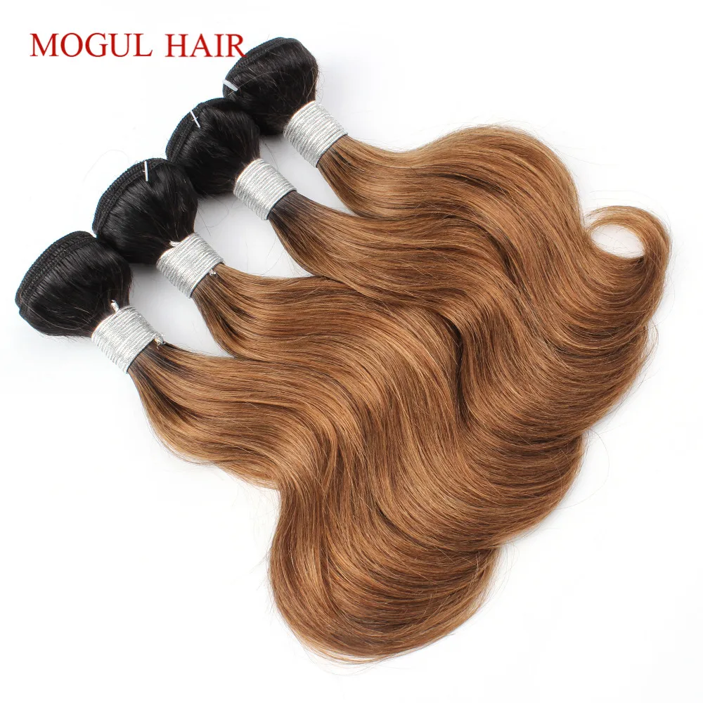 MOGUL HAIR 4 Bundles 50g/pc T 1B 27 Dark Root Honey Blonde 1B 613 Natural Black Brazilian Body Wave Remy Human Hair Bundles MOGUL HAIR 4 Bundles 50g/pc T 1B 27 Dark Root Honey Blonde 1B 613 Natural Black Brazilian Body Wave Remy Human Hair Bundles