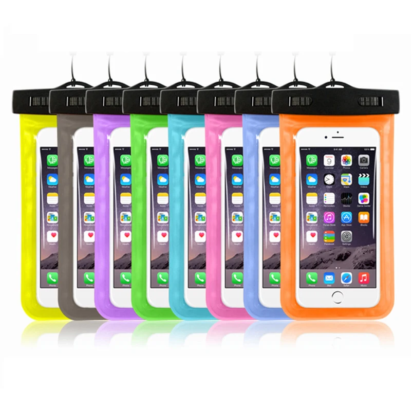 

Waterproof Phone Bag Fundas For iPhone 7 6 plus Samsung j5 j7 s7 Mobile Water proof Case Cover For Xiaomi Redmi 3s Note 3 4 Pro