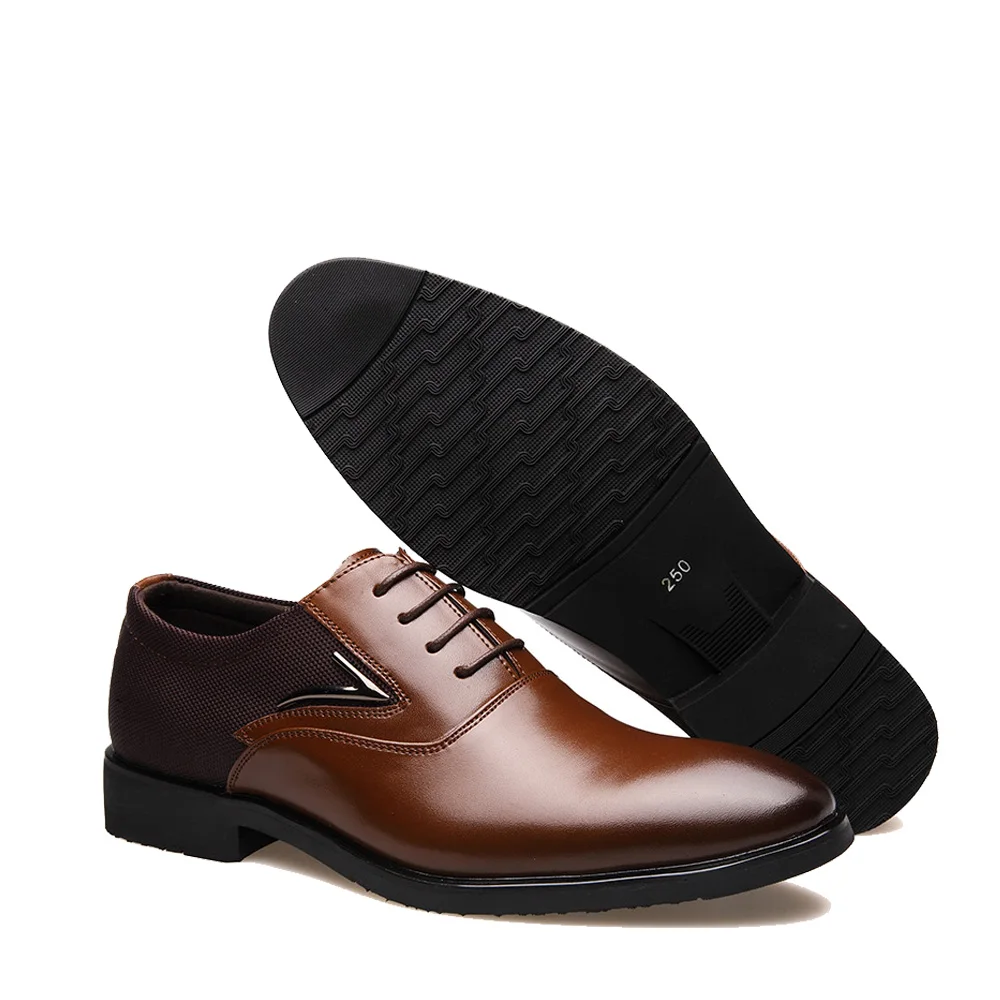 NPEZKGC/высококачественные мужские туфли-оксфорды из натуральной кожи; модные мужские туфли в деловом стиле; Мужские модельные туфли