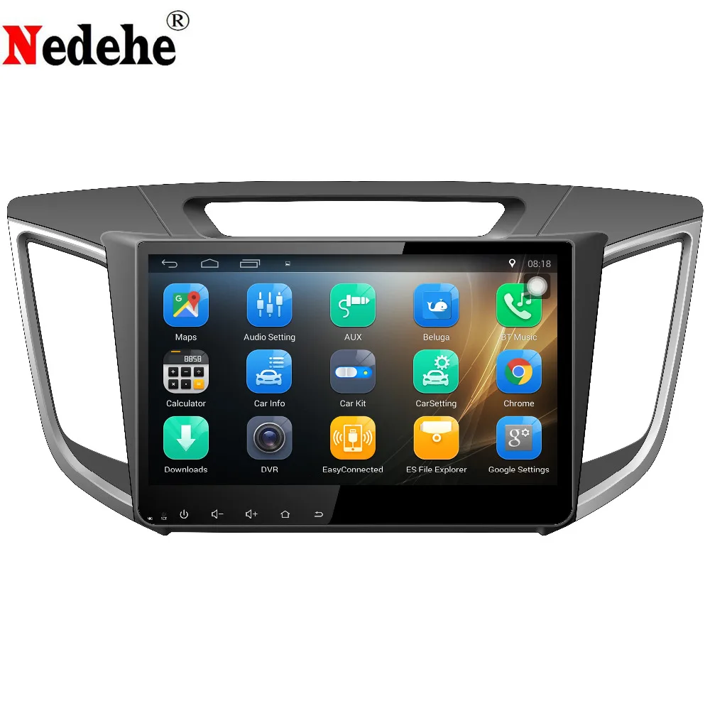 Perfect Nedehe 10.1 inch Android 8.1 Car DVD GPS Navigation for Hyundai IX25 CRETA 2014 2015 2016 car radio multimedia player 0