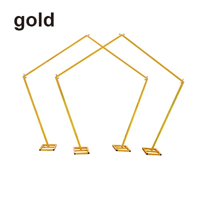 Стиль Свадебный Большой Железный Круглый кольцо Арка-Рама фон украшение цветок дверь рамка украшения для свадьбы - Цвет: 2.5mx2.5m GOLD (set)