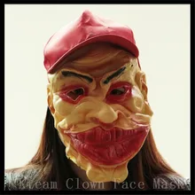 New Type Funny Scary Clown Mask Full Face Cosplay Horror Masquerade Adult Ghost Mask Halloween Props Costumes Fancy Dress Party