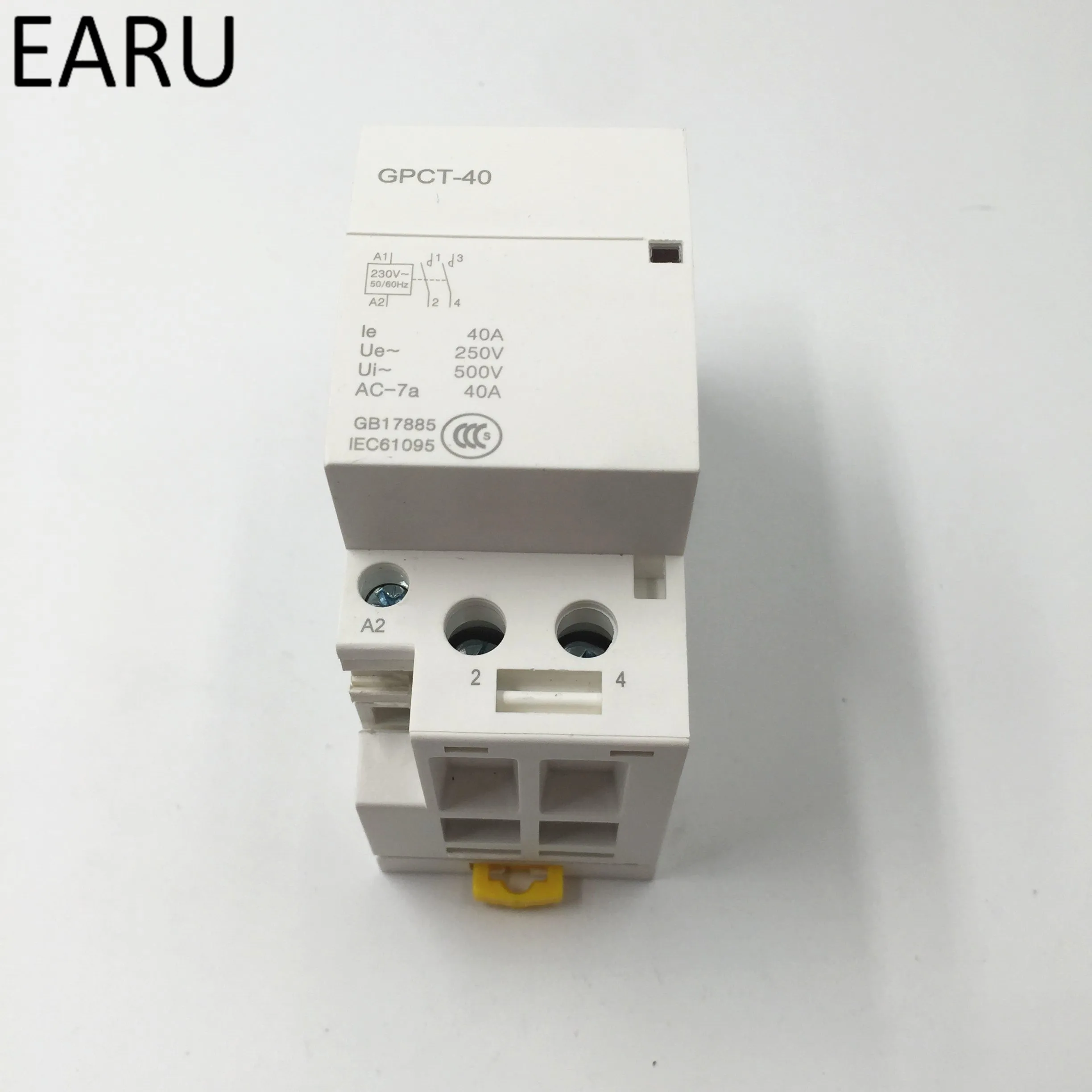 GPCT1 2P 40A 63a 220 A 230V/V 50/60HZ Din Rail Ac контактор для дома 2NO For Home Hotel Resturant|Замыкатели| |