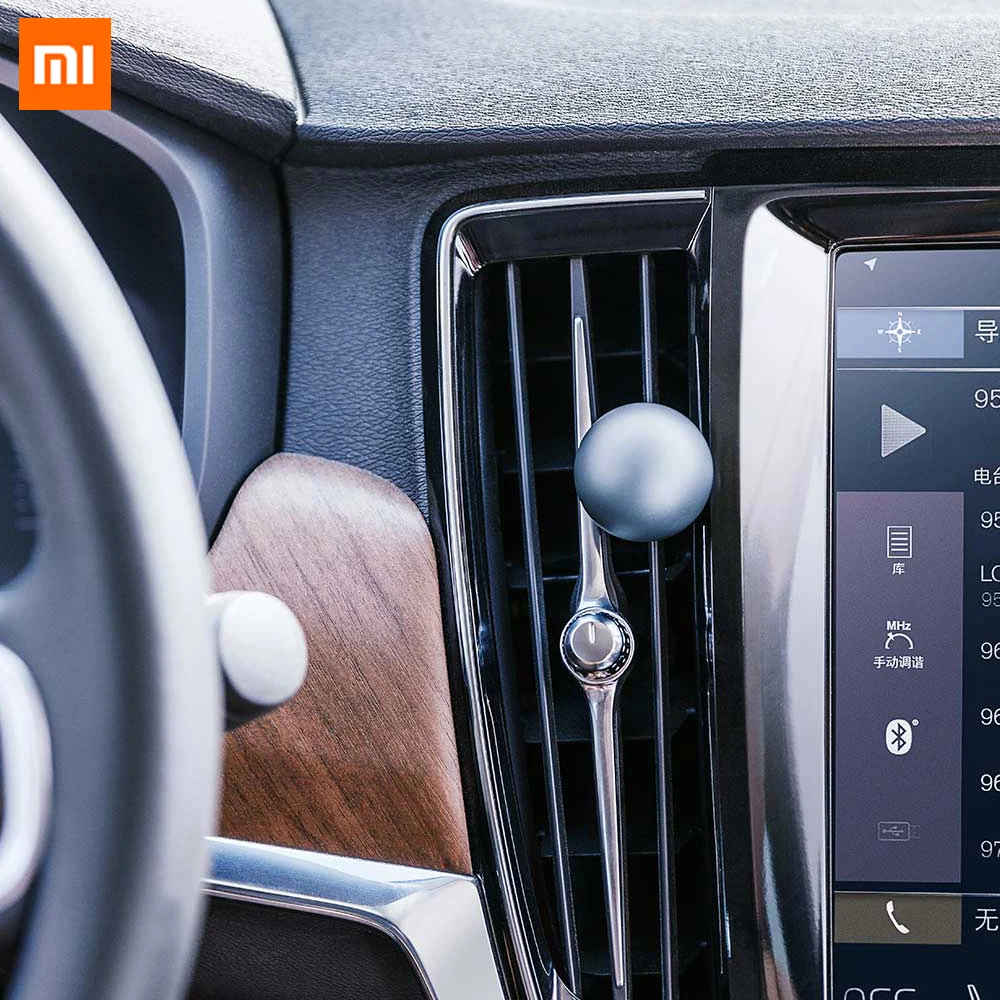 

Original Xiaomi Mijia Guildford Car Incense Diffuser Air Freshener Lemon Orange Perfume Metal Clamp Magnetic Attraction Version