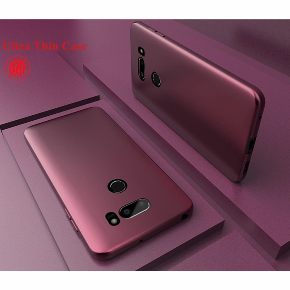 Ультратонкий чехол X-Level для LG V30 V50 G6 G7 G8 ThinQ матовый мягкий ударопрочный из ТПУ V40 |