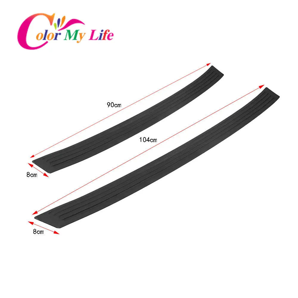 Car Accessories for Renault Koleos QM5 QM6 Scenic Megane Fluenec Latitude Clio Rubber Rear Guard Bumper Protector Trim Cover