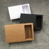 50Pcs/Lot Two Sizes Paper Drawer Type Gift Box Kraft Cardboard Wedding Gift Box For Packaging Candy/Craft/Cosmetics ► Photo 3/6