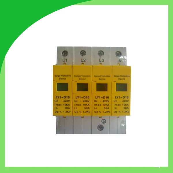 

10KA 4pole 420v 3 pole+1 N 10A low voltage surge protection device