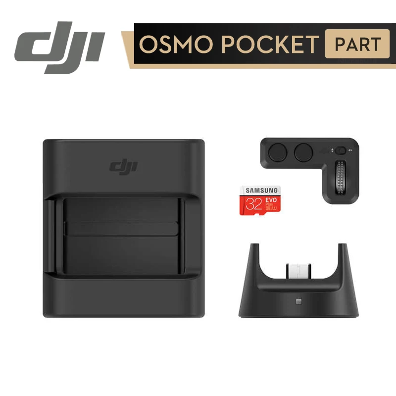 

DJI Osmo Pocket Expansion Kit Controller Wheel Wireless Module Accessory Mount MicroSD Card for Osmo Pocket