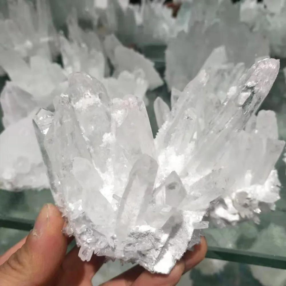 400 г Apophyllite кварц Stilbite Кристалл кластер Сталактит сталагмит Свадебные украшения аквариум