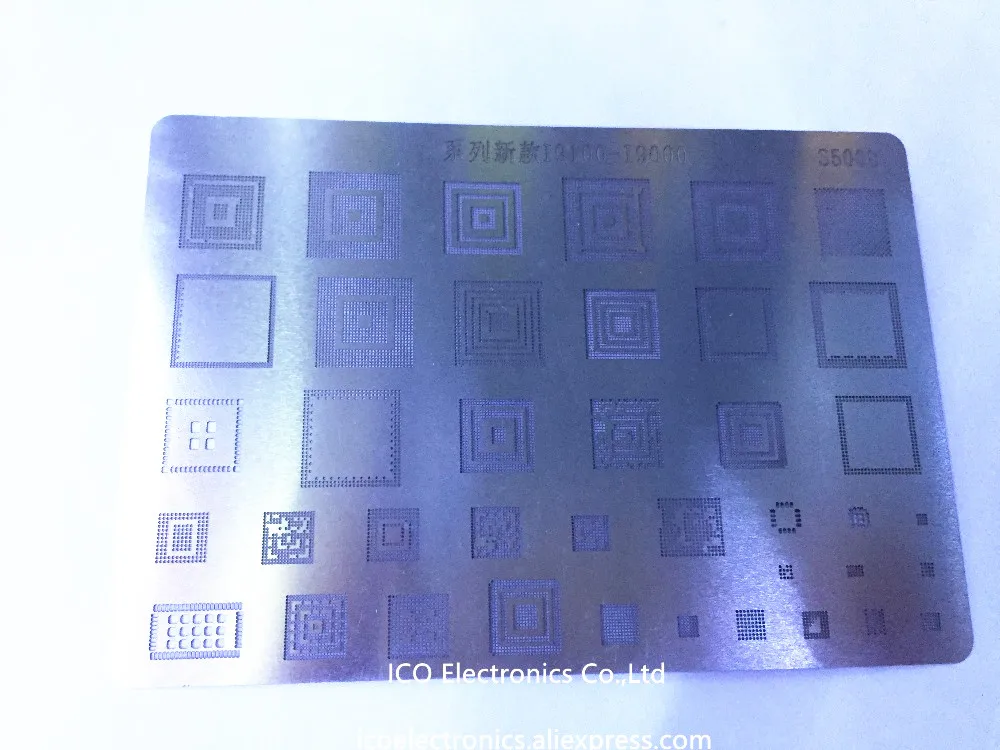 

For Samsumg I9100 I9000 eMMC CPU BGA Stencil Reballing Direct Heating Template