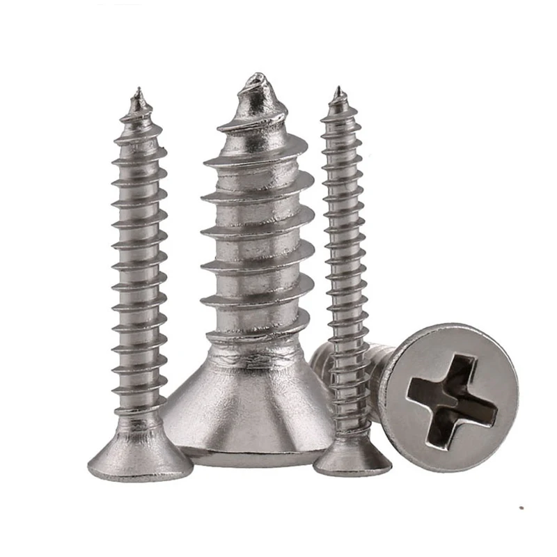 

M4*6/8/10-150 304 Stainless Steel Countersunk Head Self-tapping Screws, Self-tapping Screws GB846