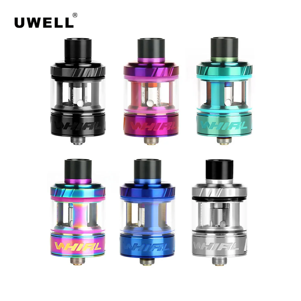 

Original Uwell Whirl Tank 3.5ml Vape Atomizer Tank 0.6ohm 1.8ohm Whirl Coil for Hypercar 510 Connector Box Mod VS Uwell Crown 4