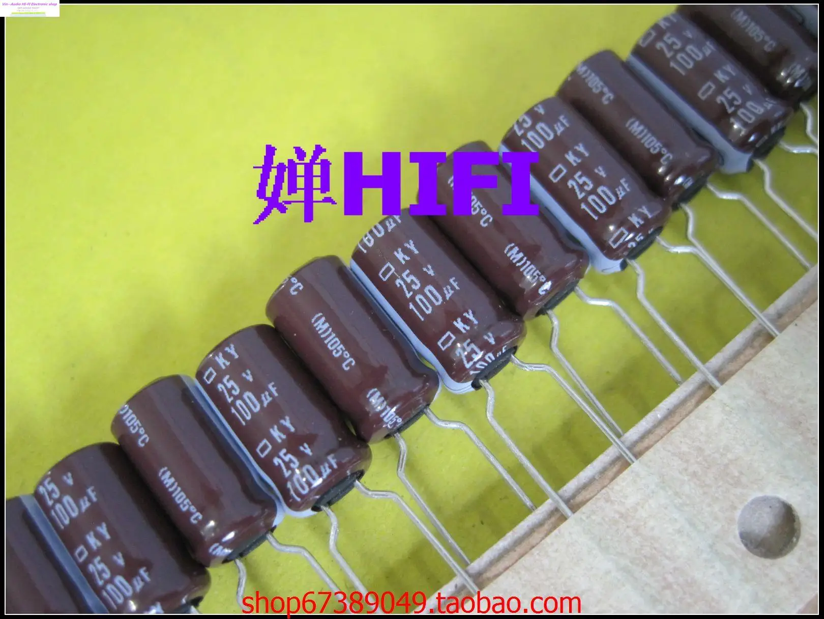 200PCS NIPPON Japan NIPPON genuine electrolytic capacitors 25v100uf 6