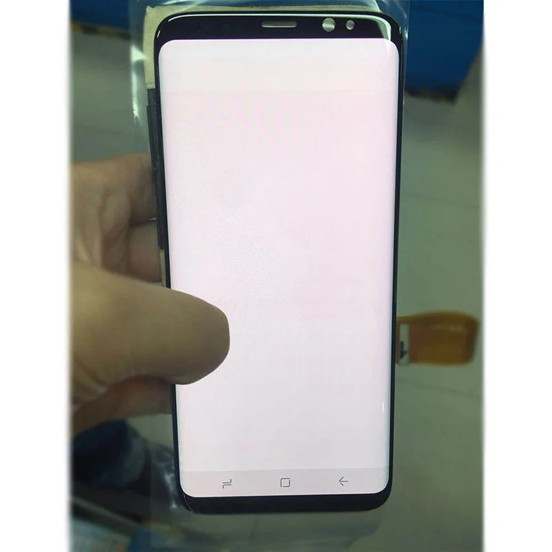 AMOLED 5," ЖК-дисплей для samsung S8 G950F G950U G950 S8 Plus+ сменный сенсорный экран+ красная рамка