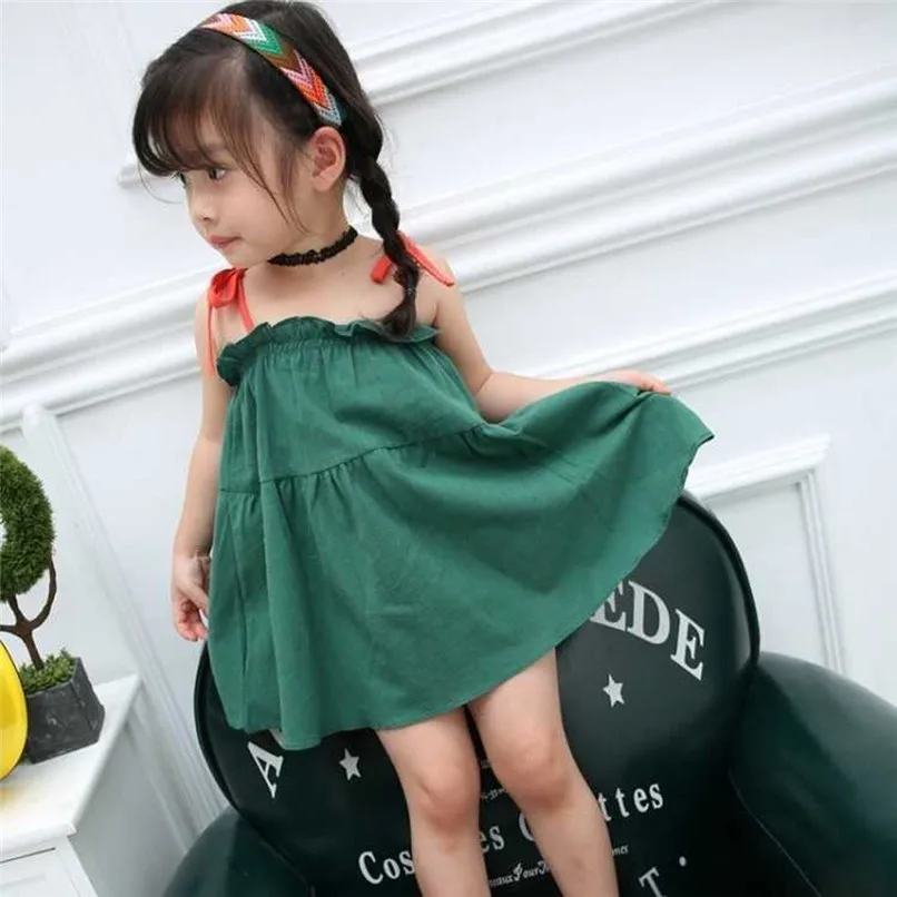 Baby Dress Toddler Girls Summer Princess Kids Baby Party Wedding Sleeveless Dress Cotton Baby Girl Dress NDA84L11 (3)