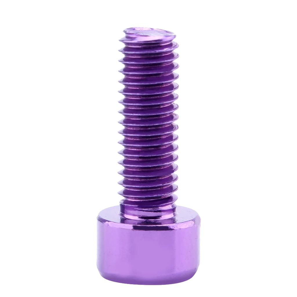 4 Pcs Silver Water Bottle Cage Bolts Holder Screws Hex Socket Screws Aluminum Alloy Screws Bike Repair Accessory