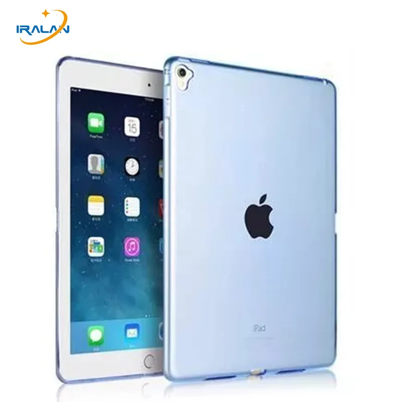

Slim Soft TPU Silicone Case For iPad Pro 9.7 2016 Transparent Clear Back Cover For iPad Pro 9.7 A1673 A1674 skin shell+stylus