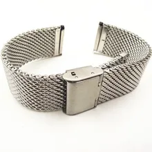 Высокое качество 10 шт/Лот 18 мм, 20 мм, 22 мм Нержавеющая сталь Смотреть полоса ремешок Браслеты ремень Щепка color-wbs001