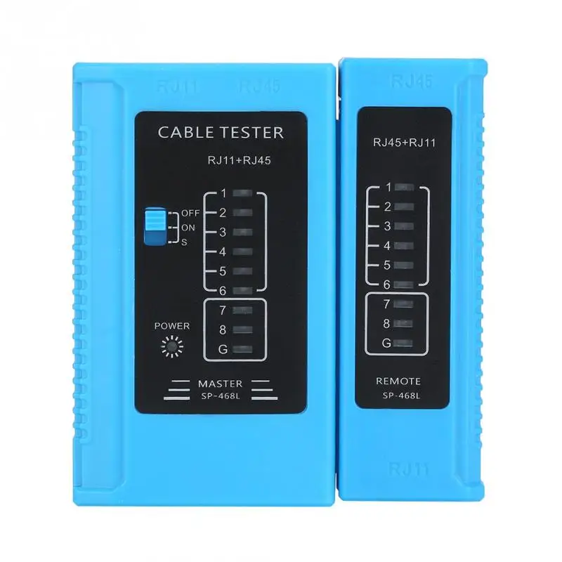 RJ45 и RJ11 сетевой кабель тестер Ethernet LAN Сетевой Инструмент для тестирования